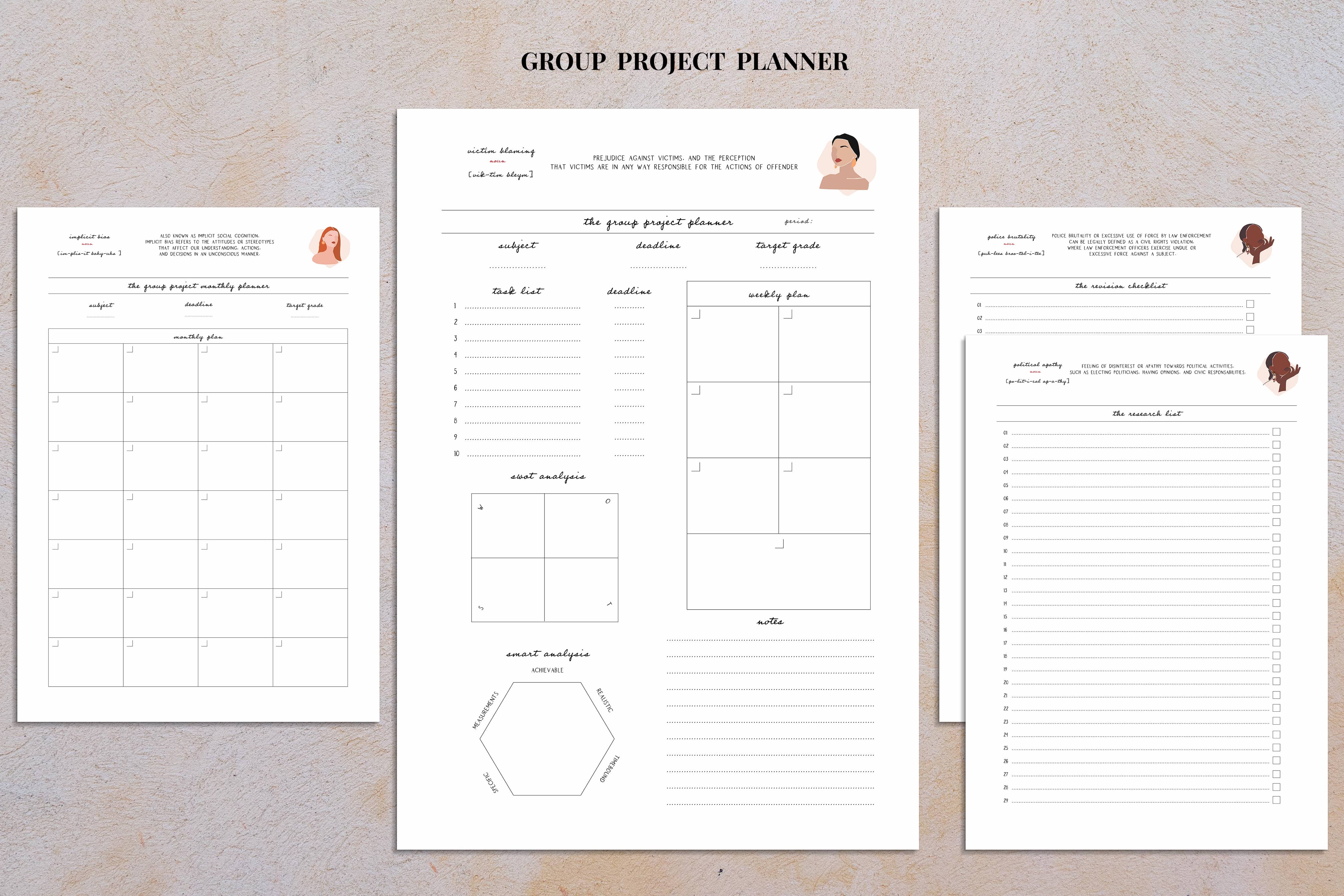 Student | The Group Project planner bundle