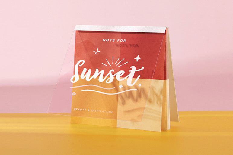 Sunset Memo Card