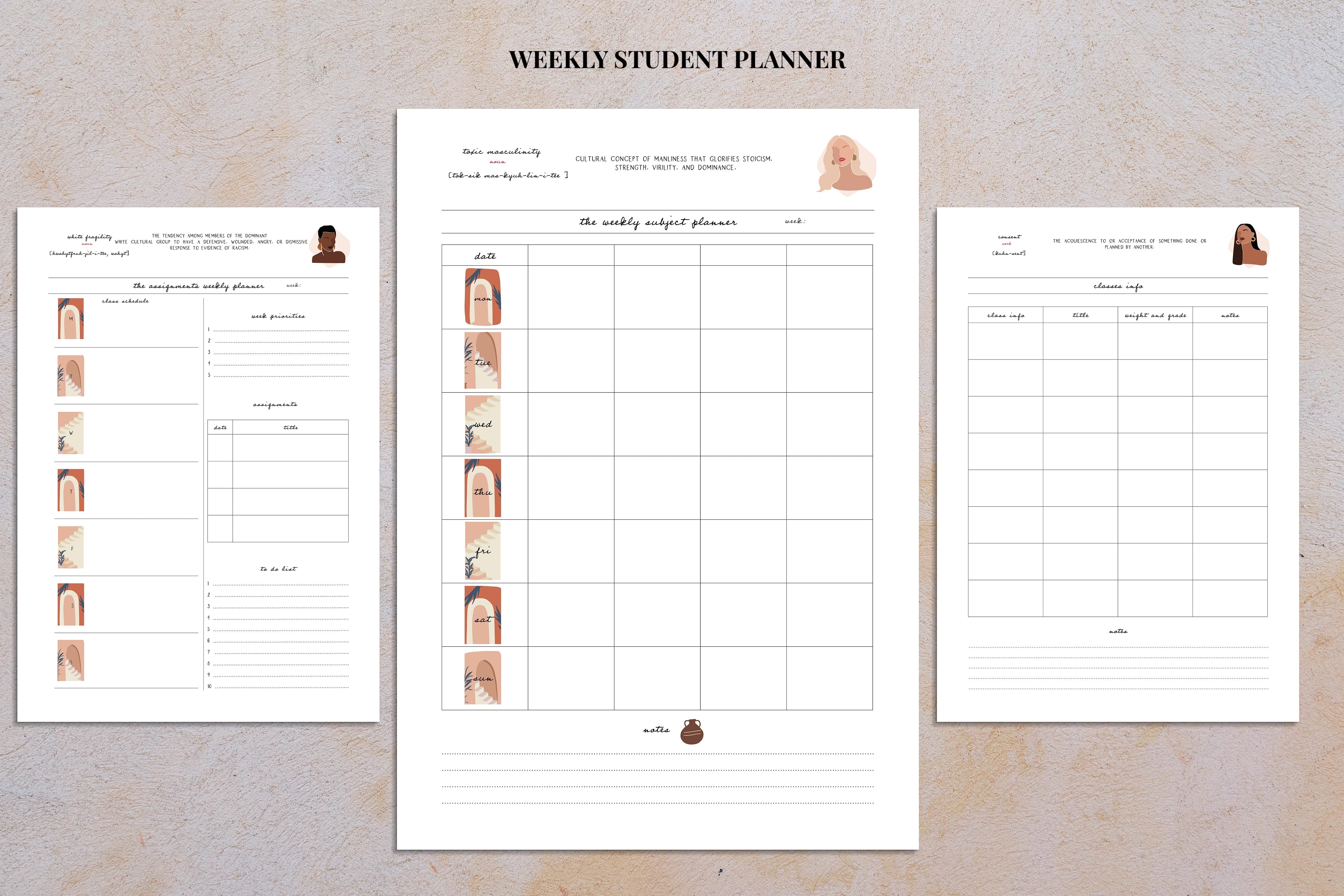 Student | The weekly planner bundle