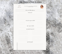 Work | The cover letter planner