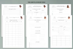 Work | The perfect Job 6 planners bundle