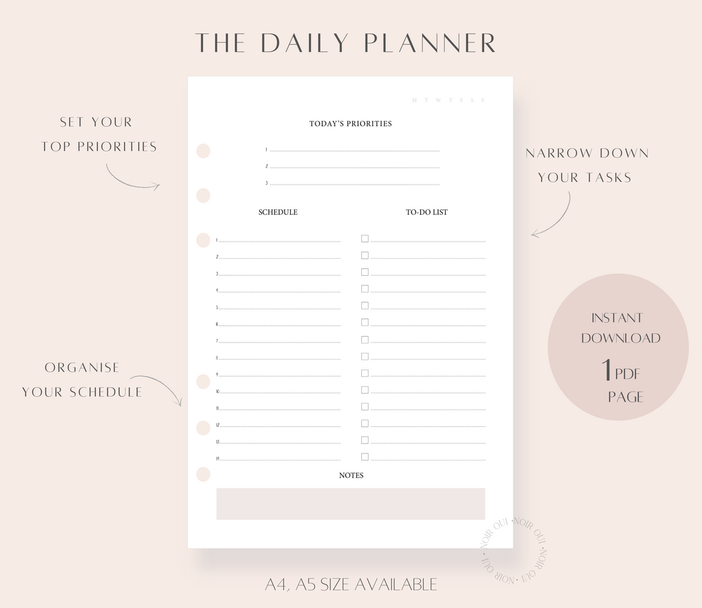 Minimal | The daily planner