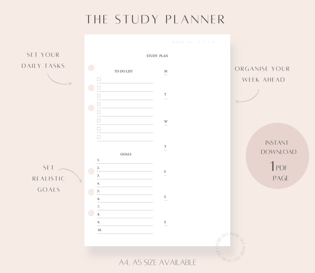 Minimal | The study plan